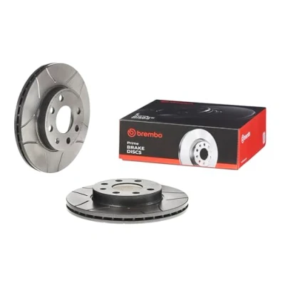 Imagen de BREMBO MAX LINE 09.8635.75 Disco de freno 240 20 4 ranurado, ventilación interna revestido con tornillos OPEL: Corsa C Hatchback, С Furgón