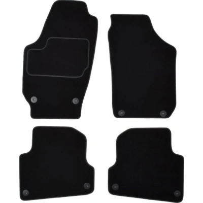 Imagen de MAMMOOTH A041 SKO35 PRM 01 Juego de alfombrillas suelo textil delante y detrás 4 negro Adaptado SKODA: Fabia 2