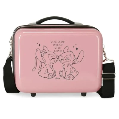 Imagen de Joumma Disney Stitch You Love Nececer Adaptable Rosa 29x21x15 cms Rígido ABS 9,14L 0,8 kgs