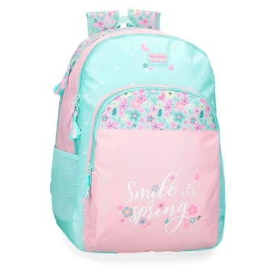 Imagen de Roll Road Spring Dream Mochila Escolar Multicolor 33x44x17 cms Poliéster
