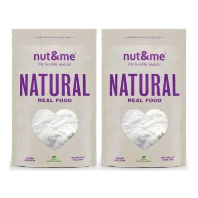 Imagen de Eritritol en Polvo 700gr nut&amp;me Edulcorante natural Cero calorias Sin gluten Conservantes ni Aditivos 100% Pack 2 x 350 gr