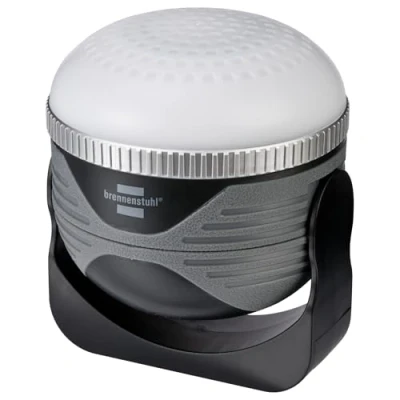 Imagen de Brennenstuhl OLI 310 AB linterna multifunción LED a batería recargable con altavoz Bluetooth (350lm, lámpara portátil para camping, función Power Bank, iluminación hasta 54 horas, carga USB, IP44)