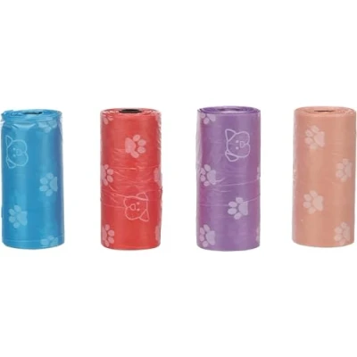 Imagen de Flamingo Bolsa para LA Caca Basic Paws Multicolor 4x15PZS