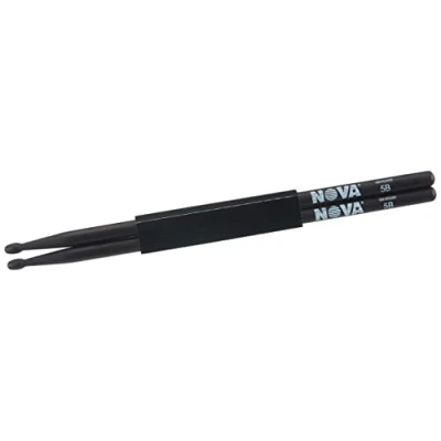 Imagen de Vic FIrth Baquetas NOVA 5B Punta de Madera color negra