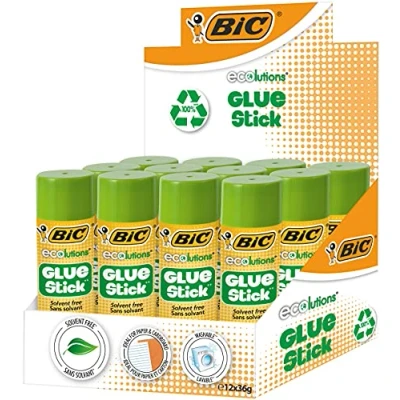 Imagen de BIC ECOlutions Glue Stick 36 g, lot de 12