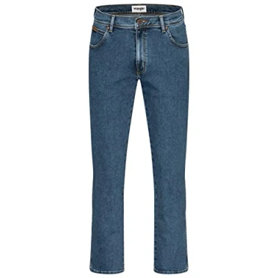 Imagen de Wrangler Vaqueros rectos elásticos Texas para hombre, Stonewash, 32W x 32L