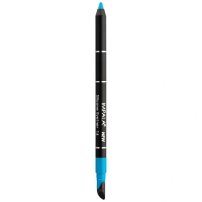 Imagen de Impala Lápiz de Ojos Waterproof con Silicona Trazo Definido o Efecto Difuminado Textura Cremosa Fácil Aplicar Color Intenso Duradero y Resistente al Agua 14 Mate Azul Claro