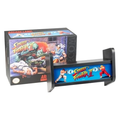 Imagen de Grupo Erik Lámpara Street Fighter pared Arcade Estanteria Con Soporte videojuegos escritorio l Accesorios Gaming, Decoracion habitación