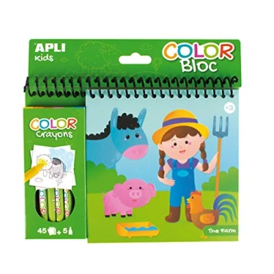 Imagen de APLI Kids 15206 Bloc pinta y colorea Granja