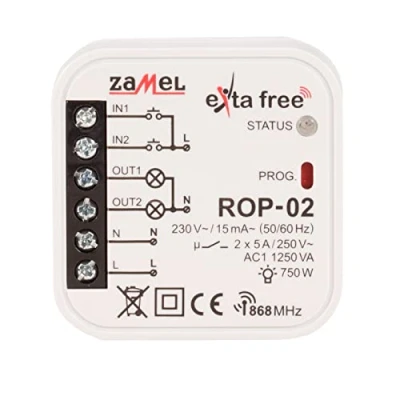 Imagen de exta Free 2 Canales Receptor de Radio, 1 Pieza, Rop 02