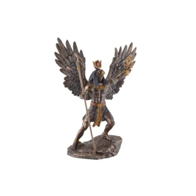Imagen de Vogler Joh. GmbH Dios del sol egipcio Ra bronce y coloreado por Veronese
