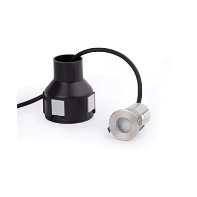 Imagen de FARO BARCELONA 70459N Crosby Empotrable (Bombilla incluida), 2W, Acero INOX 304, Aluminio inyectado, Cristal Templado