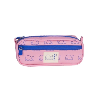 Imagen de MILAN® Estuche rectangular 2 cremalleras, 460 since 1918, rosa
