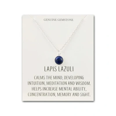 Imagen de Philip Jones Collar de lapislázuli con tarjeta cita