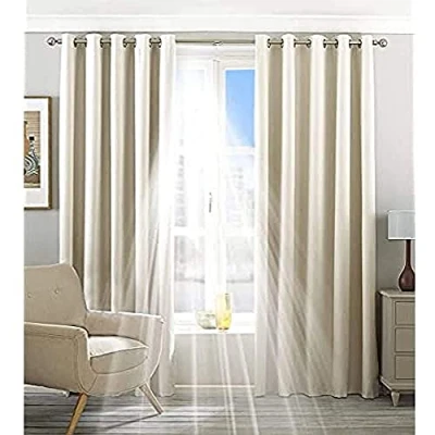 Imagen de Riva Home Inicio Eclipse Blackout Ojal Cortinas, De Poliéster, Marfil, 46 X 72 (117 183 Cm), 46x72 (117x183cm)