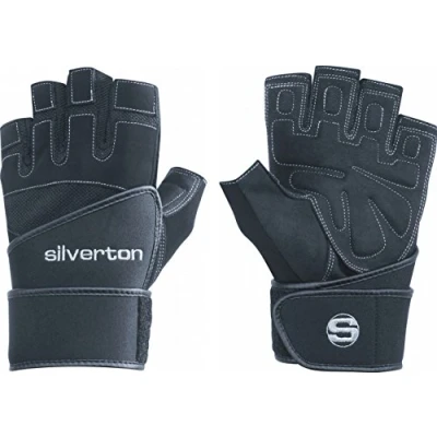 Imagen de Silverton Guantes de Fitness y Ejercicio, tamaño XXL, Color Negro