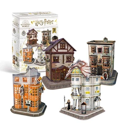 Imagen de Harry Potter 7585 Diagon Alley 4 in 1 3D Puzzle Set