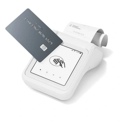 Imagen de Datáfono Sumup, Con impresora, Entrada PIN, NFC, USB C, Pantalla táctil, Blanco