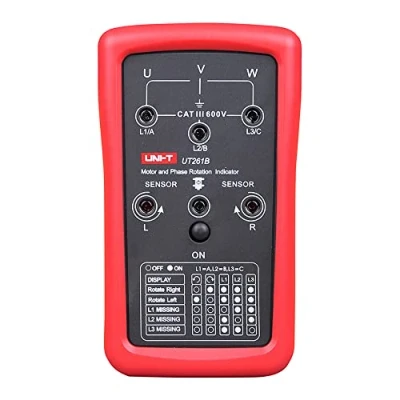 Imagen de UNI T UT261B Phase Sequence Tester Lack Meter Motor Rotation Indicator AC 40 700V 90 600V (UT261B)