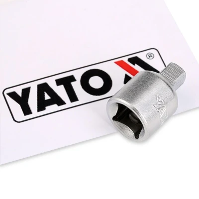 Imagen de YATO YT 3853 Adaptador de reducción, carraca 10 (3/8&quot;) 27 Acero cromo vanadio 1/4&quot;