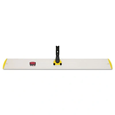 Imagen de Rubbermaid Commercial Products Hygen Soporte para mopa, una cara, con sistema Quick Connect, 91.4 cm, amarillo