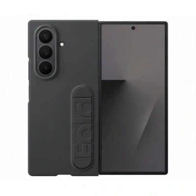 Imagen de Funda + Protector pantalla Samsung, Para Samsung Galaxy Z Fold7, De Silicona, Negro