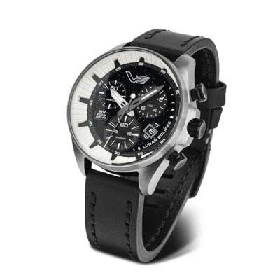 Imagen de Vostok Europe Celestial Objects Limited Edition Reloj para hombre (cronógrafo, 46 mm, 20 ATM), Lunar Eclipse, Correa
