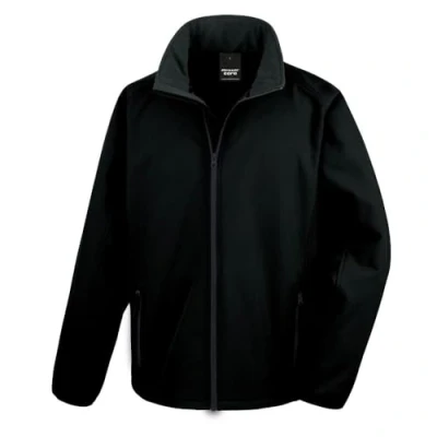 Imagen de Resultado r231 m imprimible (Tejido Softshell), Unisex, Color Negro/Negro, tamaño Small