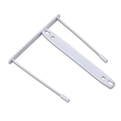 Imagen de OFFICE PRODUCTS Clip Archivador Clip/Paquete de 50 unidades/Color: Blanco/E 8 cm perforación/de plástico 100% reciclado/encuadernadora archivos/indestructible