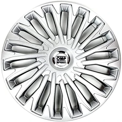 Imagen de OMP SPEED SET 4 TAPACUBOS STINGER PLATA 14 PULGADAS