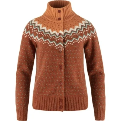 Imagen de Fjallraven 84148 215 242 Övik Knit Cardigan W Sweatshirt Mujer Autumn Leaf Desert Brown Tamaño XL