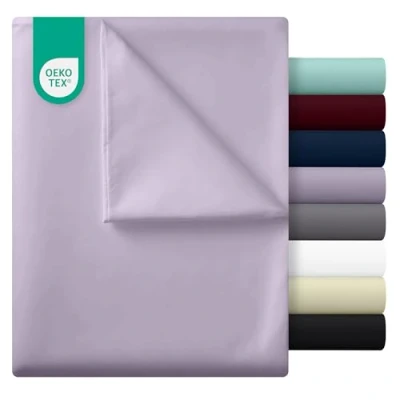 Imagen de Utopia Bedding Sábana Plana Encimera Suave de Microfibra Cepillada (Lavanda, Cama 135 225 x 255 cm)