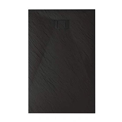 Imagen de Plato de Ducha 80x120x2,6 CM Rectangular Antracita Efecto Piedra Mod. Blend