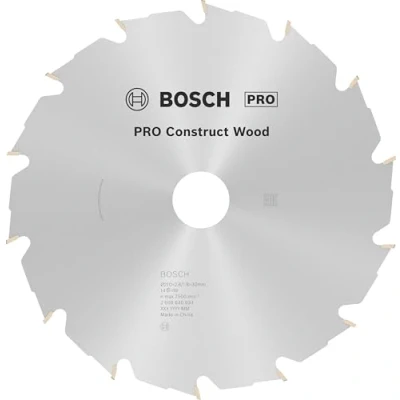 Imagen de Bosch Professional 2 608 640 634 Hoja de sierra circular Construct Wood (210 x 30 2,8 mm, 14)