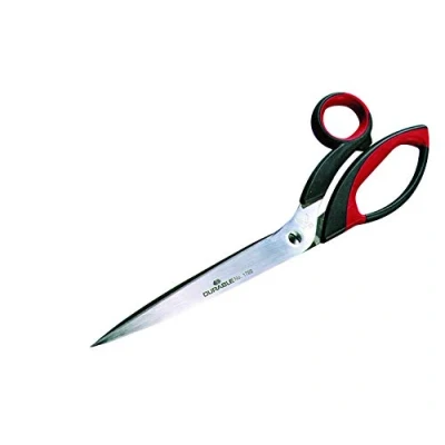 Imagen de Durable 172001 Tijeras universales Supercut 10 pulgadas y 25 cm, 1 pieza, negro/rojo