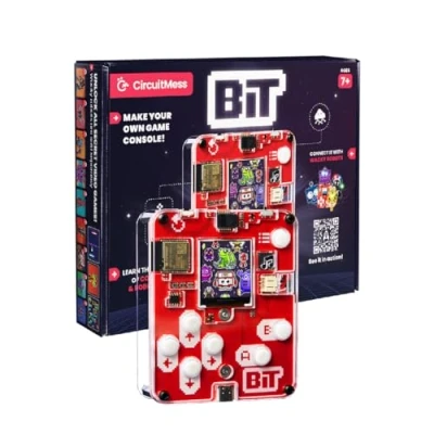 Imagen de Cefa Toys BIT, Consola de Juegos para Montar, Juguete Educativo, Construcción una Consola, Aporta Conocimientos Robótica, Estimula la Resolución Problemas y Lógica, A Partir 7 Años