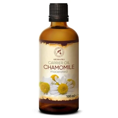 Imagen de Aceite de Manzanilla 100ml Matricaria Chamomilla Extracto Flor Natural base Cuidado del Rostro Uñas Manos Cabello Masaje Chamomile Oil