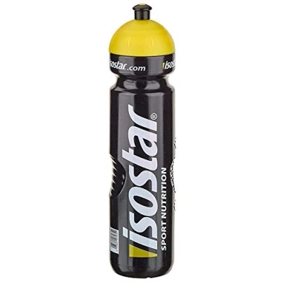 Imagen de Isostar botella deportiva de 1000 ml, plástico, sin BPA, agua para correr, ciclismo, gimnasio, senderismo, práctico y a prueba fugas, cierre Push &amp; Pull 1 unidad (1 x 71 g)