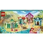Imagen de Lego Disney Princess Aventura en el Mercado de Las Princesas Disney, Juguete con Mapa del Tesoro y 4 Mini Muñecas: Ariel, Cenicienta, Aurora Tiana, Regalo para Niñas Niños 6 Años o Más 43246