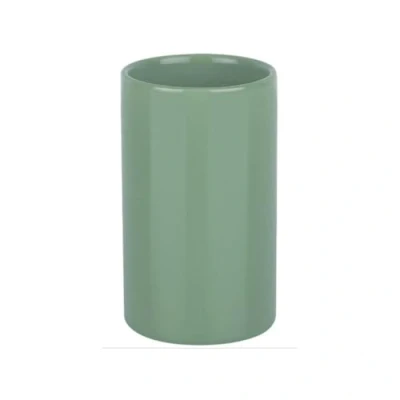 Imagen de Spirella Tube Portacepillos de Dientes, Gres, Verde Oscuro, Ø7 x 11,5 cm