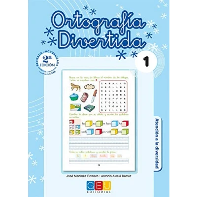 Imagen de ortografía divertida 1 / Editorial GEU 1º Primaria Mejora la Recomendado como apoyo Con actividades sencillas de repaso (SIN COLECCION)