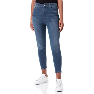 Imagen de ONLY Onlmila HW SK ANK Dnm Bj407 Noos Jeans, Azul Denim, 28W x 32L para Mujer