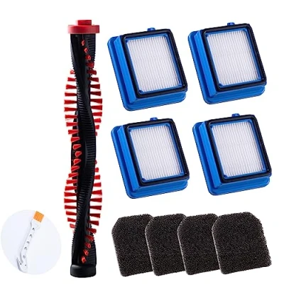 Imagen de PURexpert ASKW1 Juego de filtros y rodillo cepillo para aspiradora AEG 2 en 1 QX6, QX7, QX8