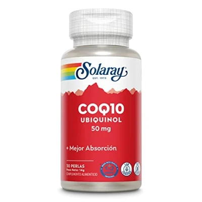 Imagen de Solaray Ubiquinol CoQ 10 100 mg Coenzyma Q10 30 Perlas