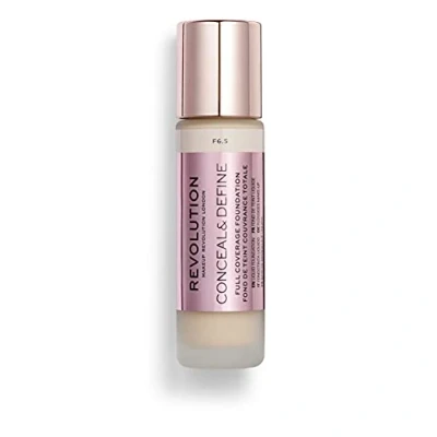 Imagen de Makeup Revolution, Base de maquillaje Conceal &amp; Define, F6.5, 23ml