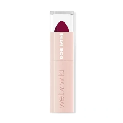 Imagen de Wet n Wild Rich Satin Lip Color, Pintalabios de Larga Duración con Acabado Satinado, Fórmula Hidratante que no Reseca y Ricamente Pigmentada Textura Suave Aterciopelada, Fire Sign