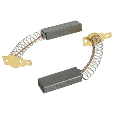 Imagen de vhbw 2x escobillas de carbono, motor 6,3 mm x 11 32 para aspiradoras, cortadoras, etc.