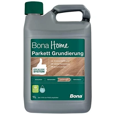 Imagen de Bona Home imprimación para parqué 1 L, madera, barniz transparente, protección parquet, cuidado de parquet
