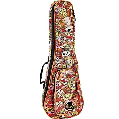 Imagen de ORTEGA KUB VP CC Estuche para Ukeleles Concert con Correas de hombro Voodoo Puppet
