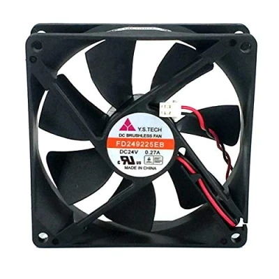 Imagen de N / A Cooling Fan FD249225EB,Server Cooler FD249225EB 24V 0.27A, Ball Inverter for 90x90x25mm 2 Wire